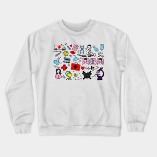 sosial distancing Crewneck Sweatshirt